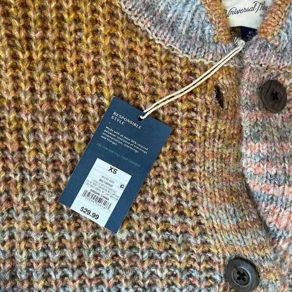 NWT Universal Thread Women’s Cardigan/Sweater Multi Color - Picture 2 of 5